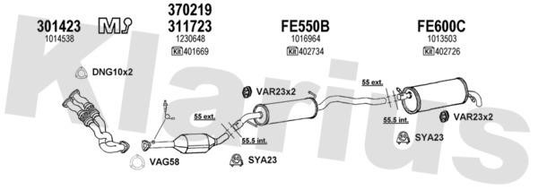  361237U Exhaust system 361237U