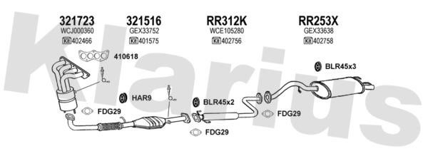  120363U Exhaust system 120363U