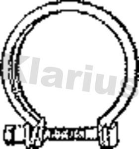 Klarius 430625 Exhaust clamp 430625