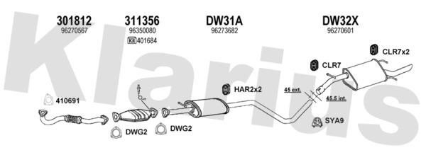  310029U Exhaust system 310029U