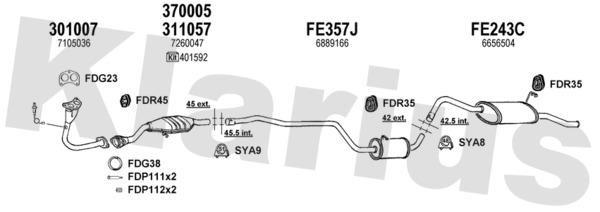  360806U Exhaust system 360806U