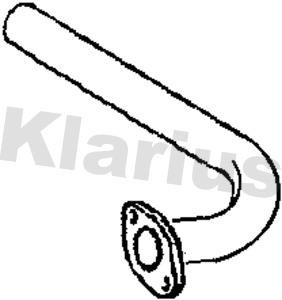 Klarius DN682E Exhaust pipe DN682E
