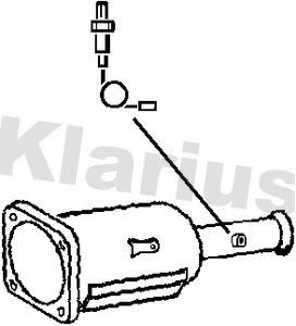 Klarius 399052 Diesel particulate filter DPF 399052