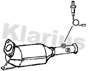 Klarius 390505 Soot/Particulate Filter, exhaust system 390505