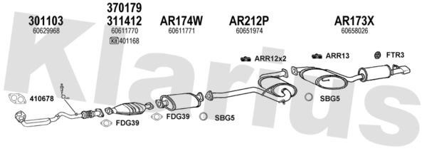  030259U Exhaust system 030259U