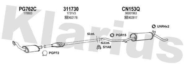  180717U Exhaust system 180717U