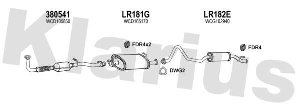 Klarius 090323U Exhaust system 090323U