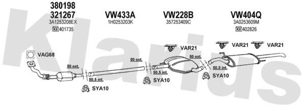  930616U Exhaust system 930616U