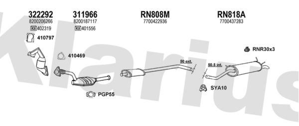  721042U Exhaust system 721042U