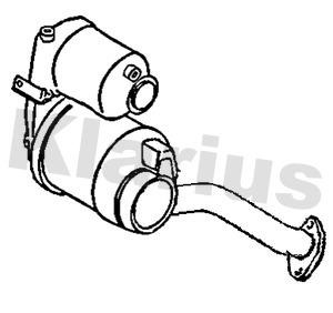 Klarius 390595 Soot/Particulate Filter, exhaust system 390595