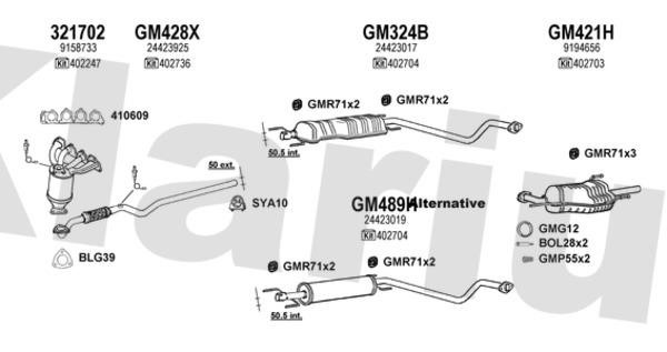  391175U Exhaust system 391175U