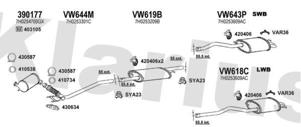  931042U Exhaust system 931042U