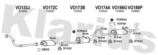  960195U Exhaust system 960195U