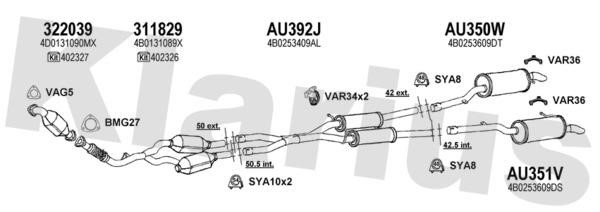  940628U Exhaust system 940628U