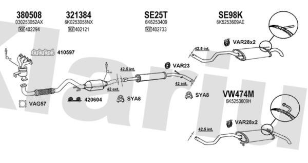  790246U Exhaust system 790246U