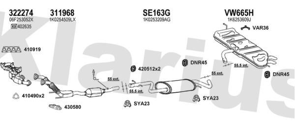  931696U Exhaust System 931696U