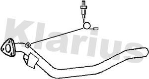 Klarius 130465 Exhaust pipe 130465