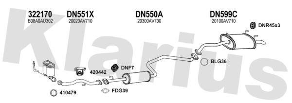  270433U Exhaust system 270433U