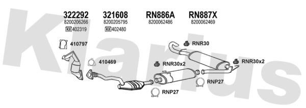  720853U Exhaust system 720853U