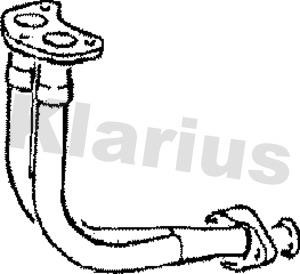 Klarius FD762J Exhaust pipe FD762J
