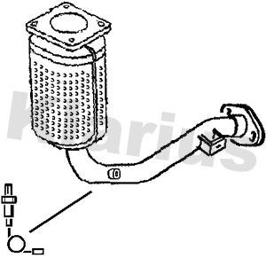 Klarius 322658 Catalytic Converter 322658