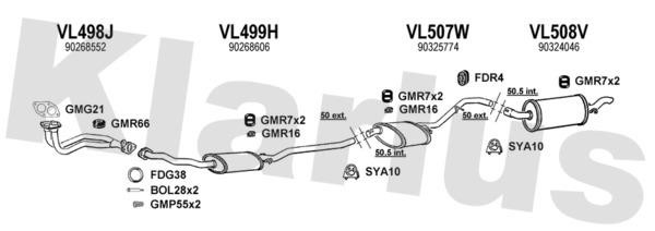  390344U Exhaust system 390344U