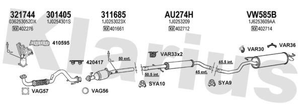  790218U Exhaust system 790218U