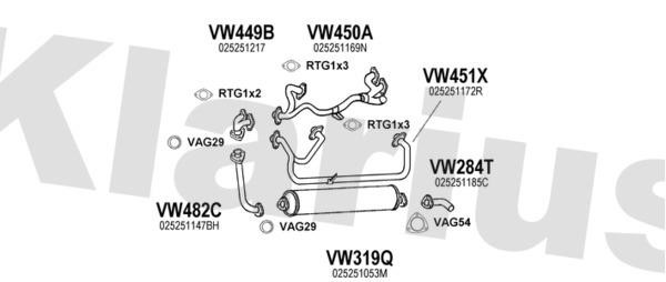  930731U Exhaust system 930731U