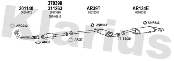  030119U Exhaust system 030119U