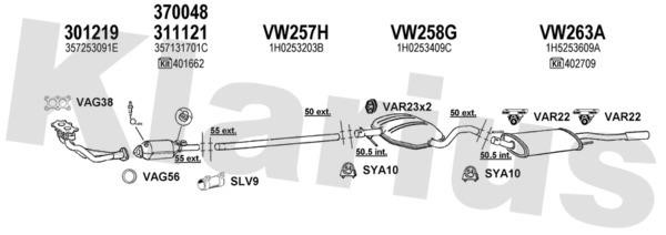  930273U Exhaust system 930273U