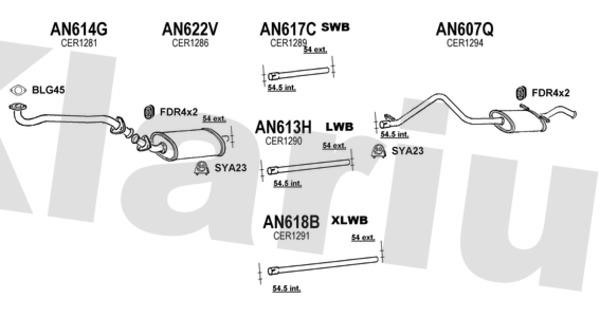  160414U Exhaust system 160414U