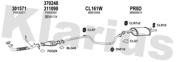 Klarius 700005U Exhaust system 700005U