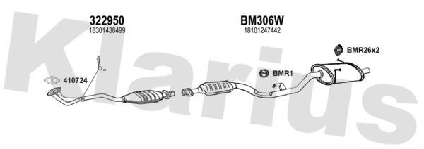 Klarius 060528U Exhaust system 060528U