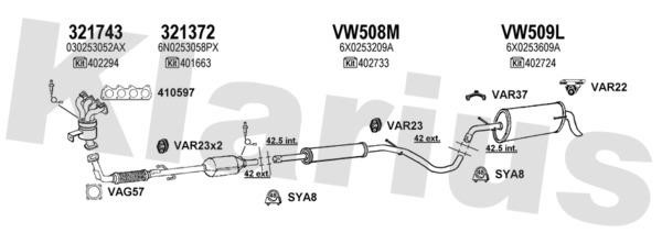  930851U Exhaust system 930851U