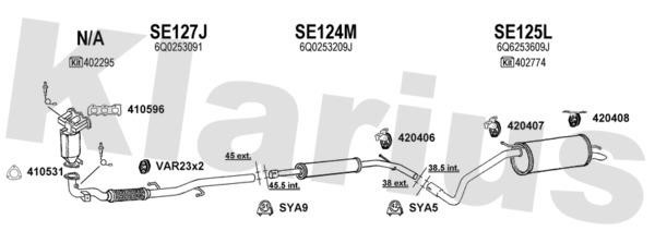  780069U Exhaust system 780069U