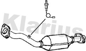 Klarius 312036 Catalytic Converter 312036