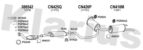  180448U Exhaust system 180448U