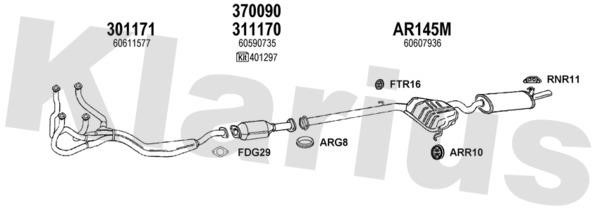  030116U Exhaust system 030116U