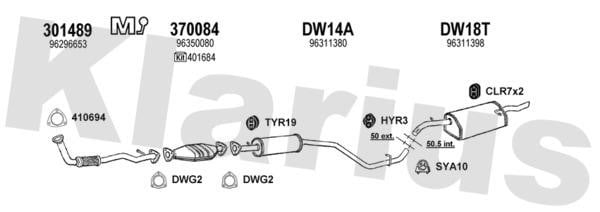  310017U Exhaust system 310017U