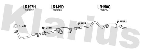  090164U Exhaust system 090164U