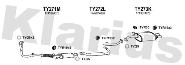  900111U Exhaust system 900111U