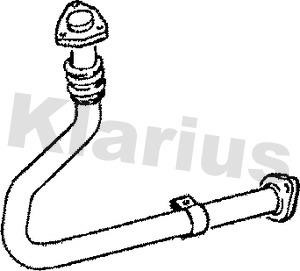 Klarius TY345E Exhaust pipe TY345E