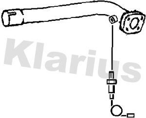 Klarius 301961 Exhaust pipe 301961