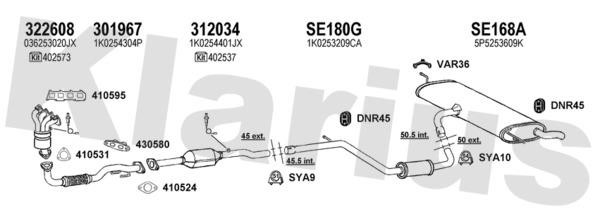  790464U Exhaust system 790464U