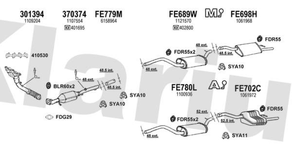  361778U Exhaust system 361778U