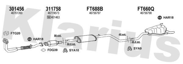  330918U Exhaust system 330918U