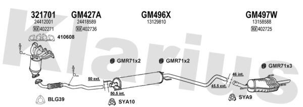  391371U Exhaust system 391371U