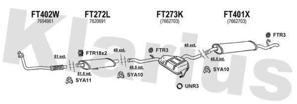  330241U Exhaust system 330241U