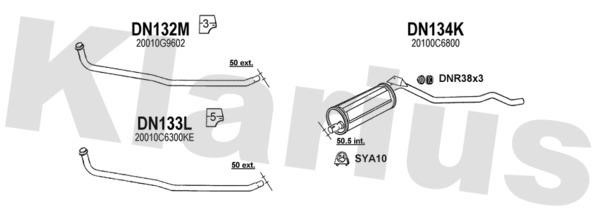 Klarius 270535U Exhaust system 270535U