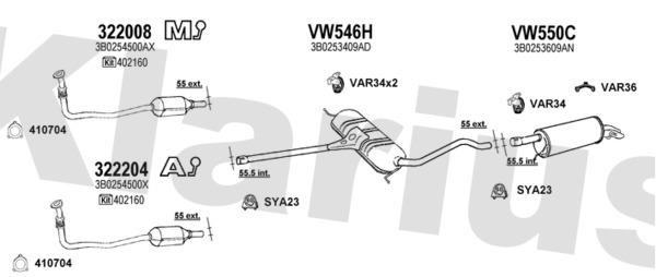  930871U Exhaust system 930871U